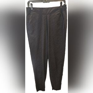 EUC Athleta black textured joggers